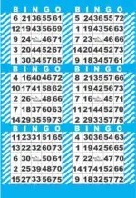 BK6VBCSB1  6ON V BLUE CANDY STRIPE 1-9