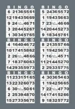 BK6VBGREY1  6ON V GREY BORDER 1-9