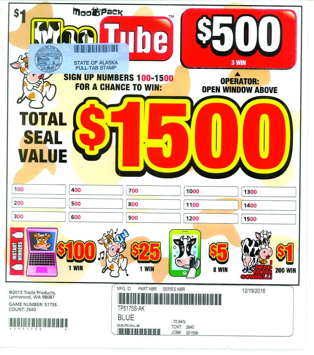 TP5175S - MOO PACK ($1.00) SEAL CARD