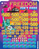 BP31108 - FREEDOM ISN'T FREE ($1.00) BIG PIC PULLBOARD