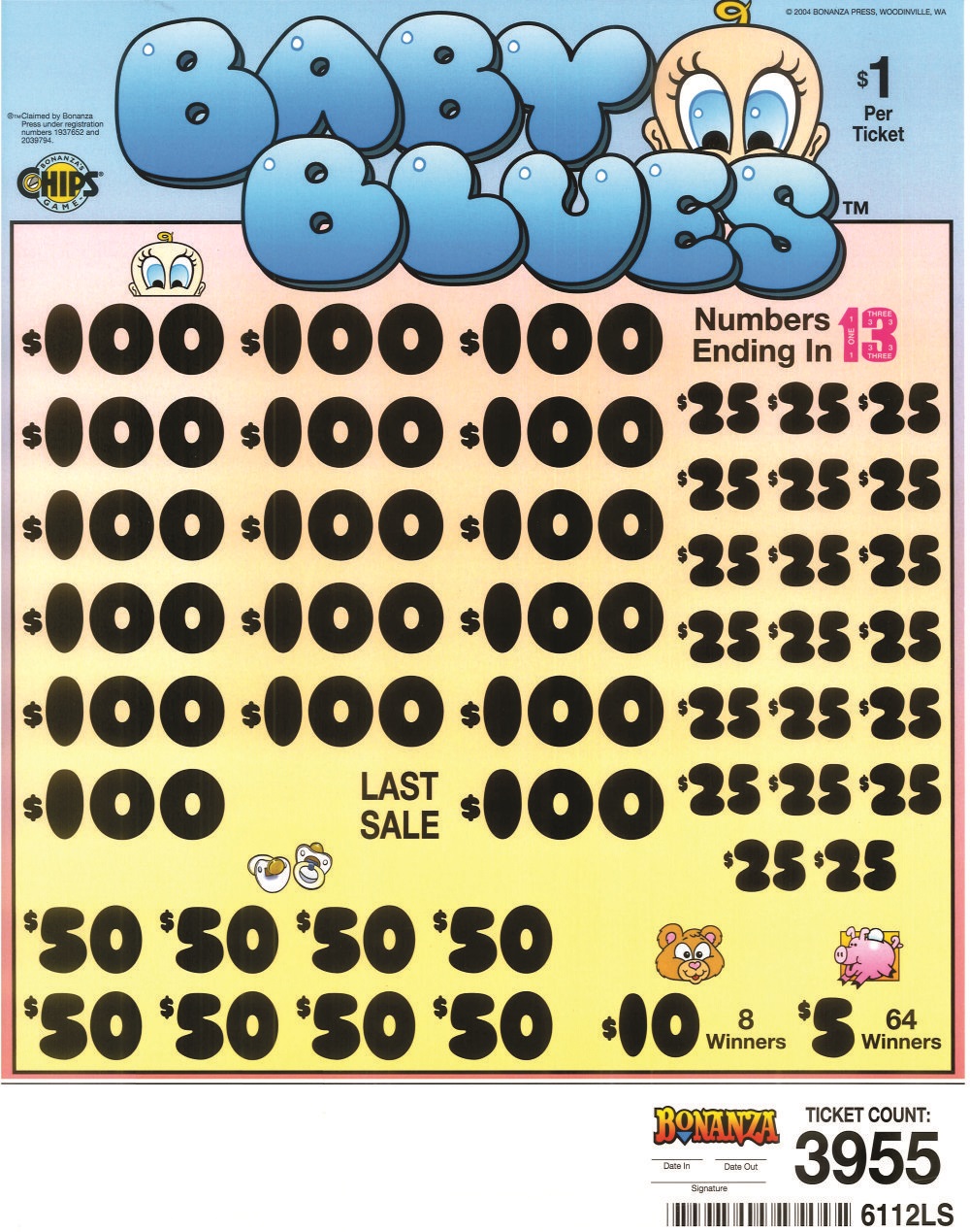 BP6112LS - BABY BLUES ($1.00) LAST SALE