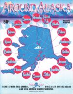 TP16821NLS - AROUND ALASKA ($.50) PULLBOARD