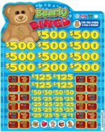 BP63211 - BEARLY BINGO ($1.00) BIG PIC PULLBOARD