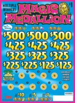 TP7506LEM - MAGIC MEDALLION ($1.00) EMBEDDED PULLBOARD