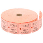 RAFFLE ORANGE - DOUBLE ADMISSION TICKETS (ROLL) ORANGE