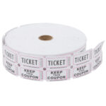 RAFFLE WHITE - DOUBLE ADMISSION TICKETS (ROLL) WHITE