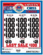 UMAMVETSCCRL1 - AMVETS CRISS CROSS ($1.00) LAST SALE