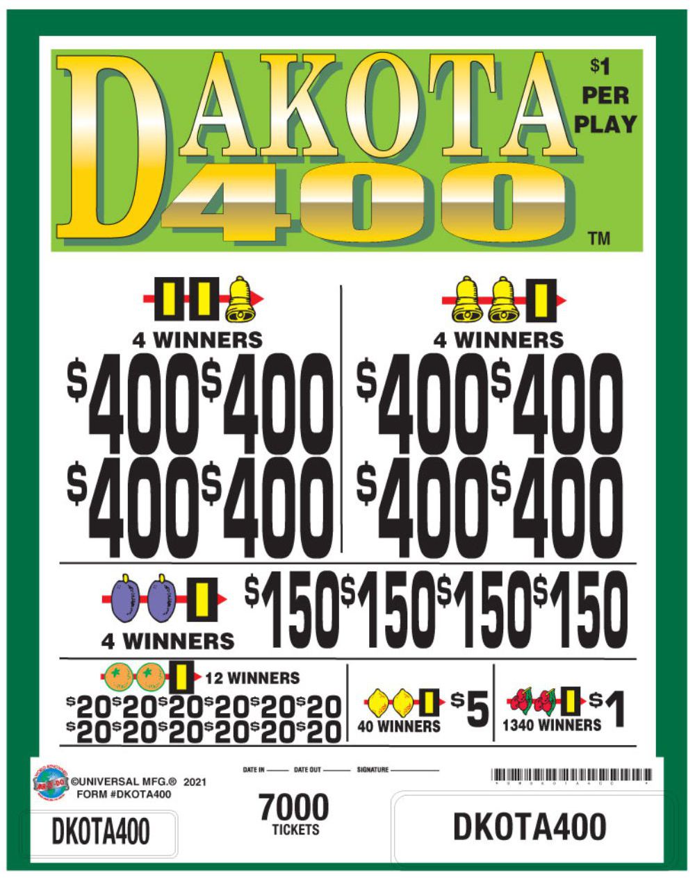 UMDKOTA400 - DAKOTA 400 ($1.00)