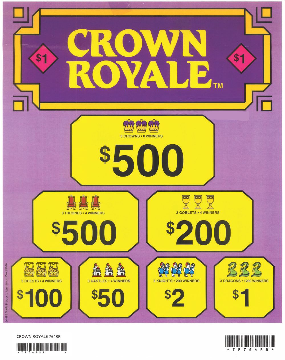 TP764RR - CROWN ROYALE ($1.00)