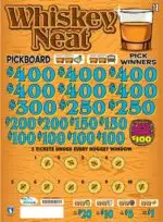 AN10833EMLS - WHISKEY NEAT ($1.00) EMBEDDED PULLBOARD