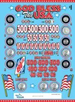 TP5576BLS CB KIT - GOD BLESS THE USA ($1.00) COINBOARD