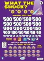 AN10385EM - WHAT THE SHUCK? ($1.00) EMBEDDED PULLBOARD