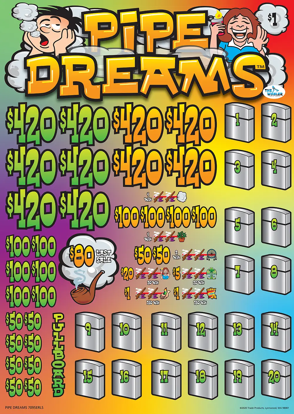 TP7095ERLS - PIPE DREAMS ($1.00) BIG PIC PULLBOARD