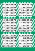 BK6VBGRNCS1  6ON V GREEN CANDY STRIPE 1-9