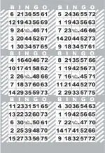 BK6VBCSGRY1  6ON V GREY CANDY STRIPE 1-9