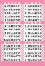 BK6VBPNKCS1  6ON V PINK CANDY STRIPE 1-9