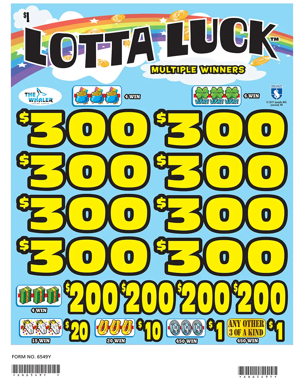 AN6549Y - LOTTA LUCK ($1.00)