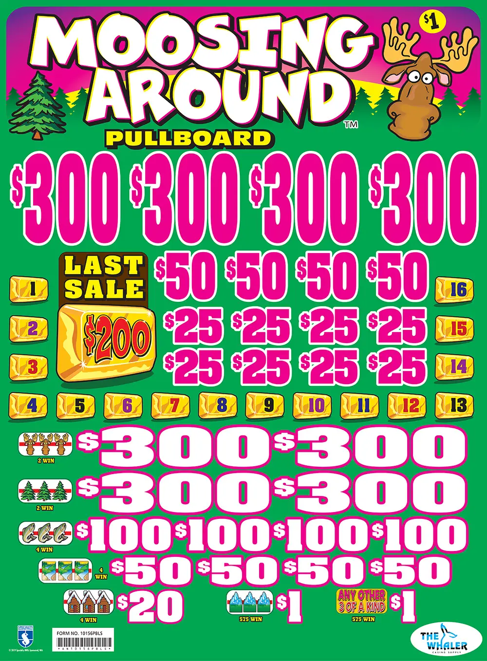 AN10156PBLS - MOOSING AROUND ($1.00) PULLBOARD