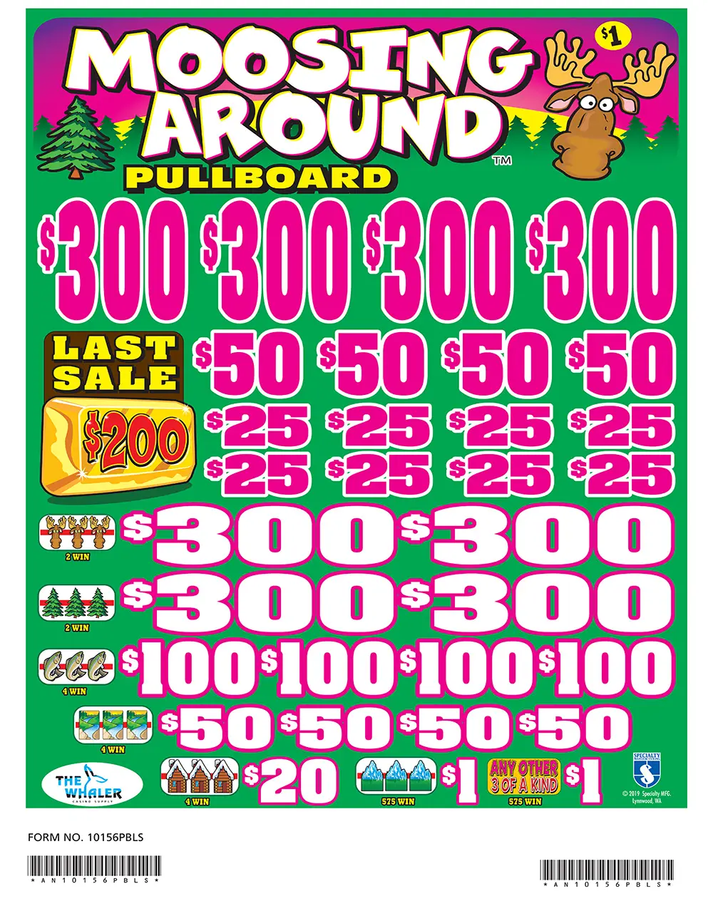 AN10156PBLS - MOOSING AROUND ($1.00) PULLBOARD - Image 2