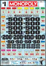 AN10462CB - MONOPOLY ($1.00) BIG PIC PULLBOARD