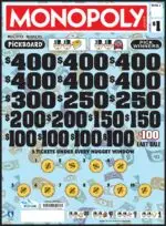 AN10433EMLS - MONOPOLY ($1.00) EMBEDDED PULLBOARD