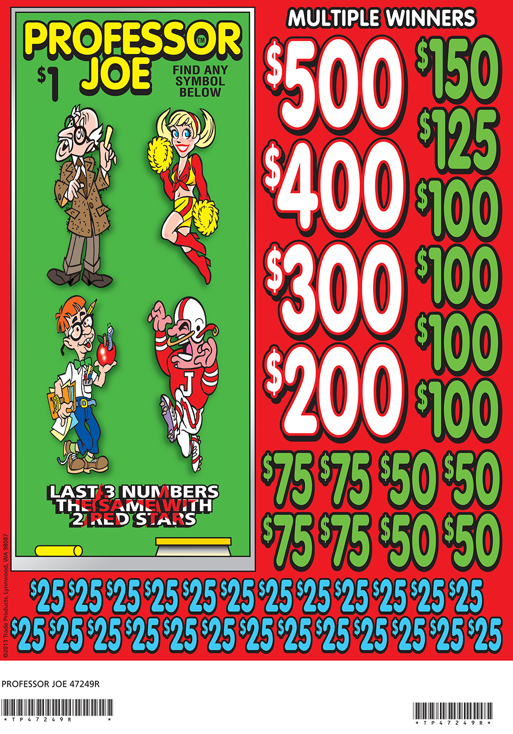 TP47249R - PROFESSOR JOE ($1.00)