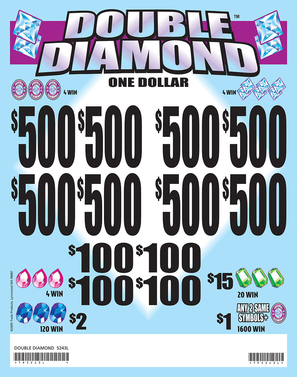TP5243L - DOUBLE DIAMOND ($1.00)