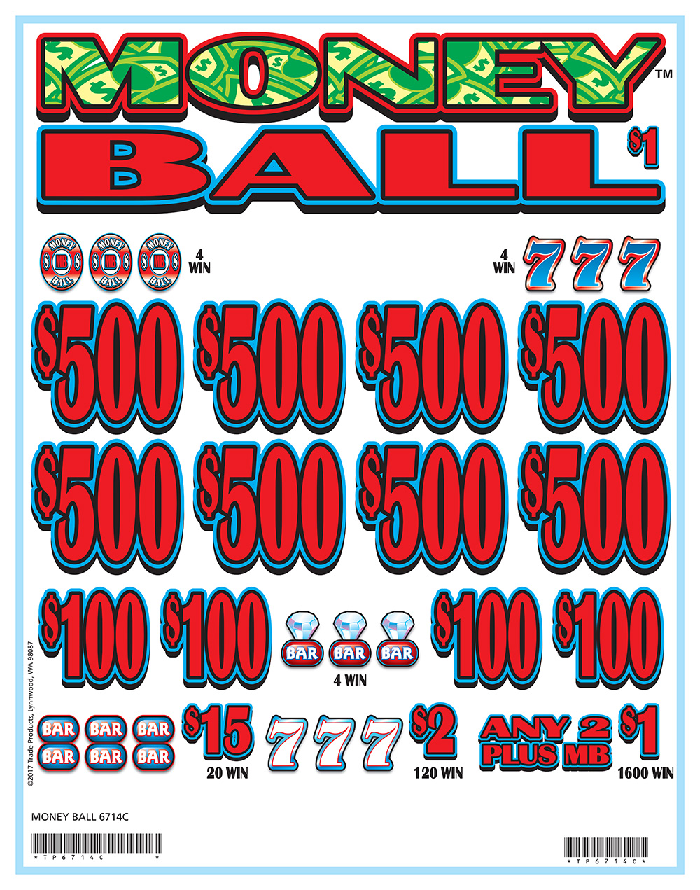 TP6714C - MONEY BALL ($1.00)