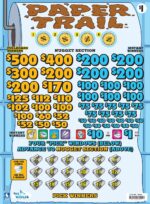 AN108680 - PAPER TRAIL ($1.00) EMBEDDED PULLBOARD