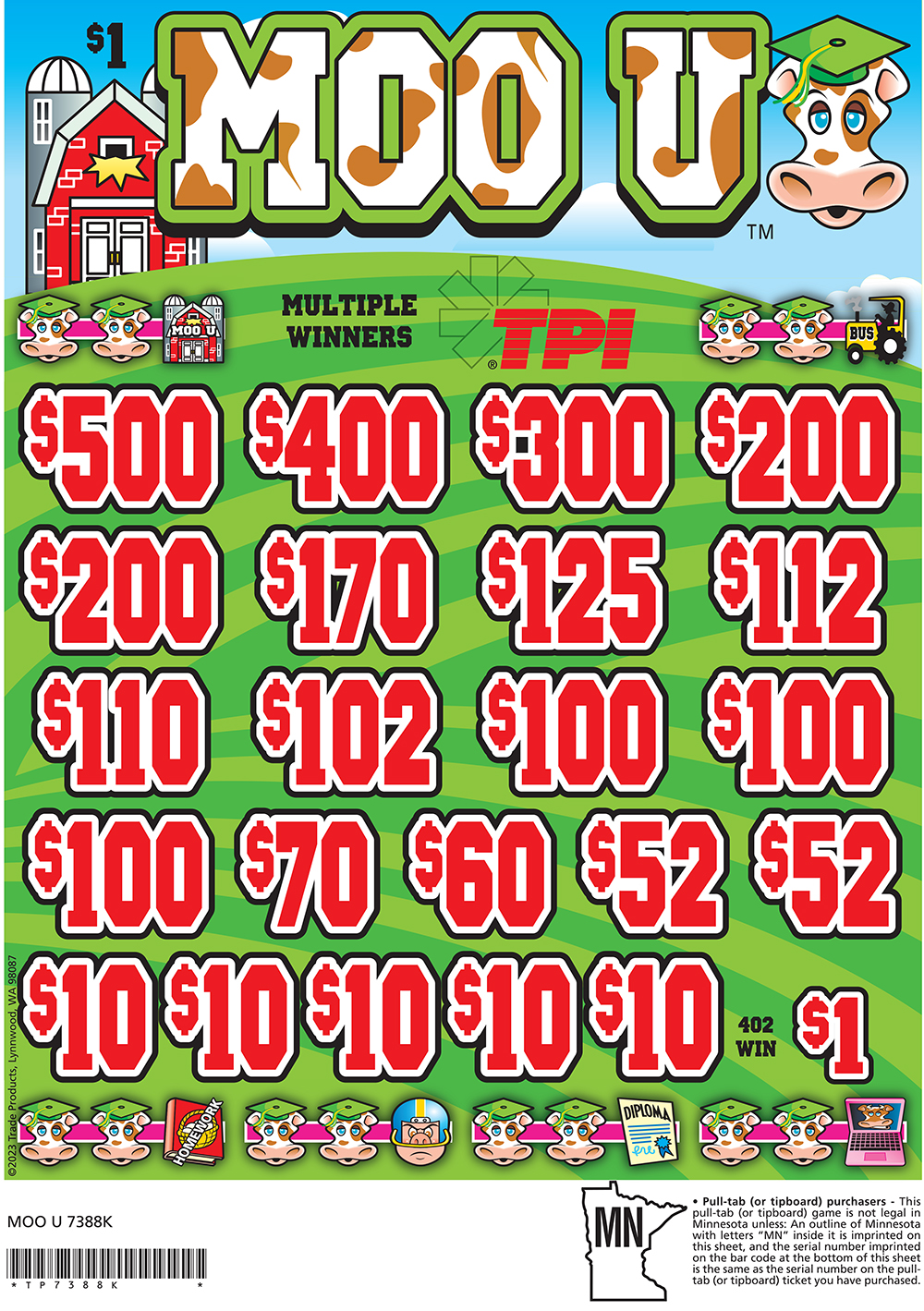 TP7388K - MOO U ($1.00)