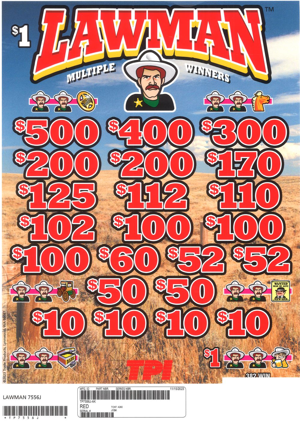 TP7556J - LAWMAN ($1.00)