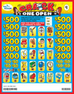 TP7661V - CRACK ONE OPEN ($1.00) PULLBOARD
