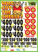 TP7979UEMLS - WHO CUT THE CHEESE? ($1.00) EMBEDDED PULLBOARD