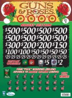 AN10516EM - GUNS & ROSES ($1.00) EMBEDDED PULLBOARD