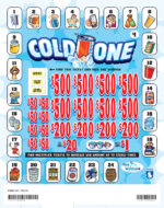 AN7080W - COLD ONE ($1.00) PULLBOARD