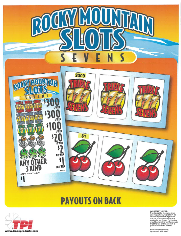 TP6670JLS1 - ROCKY MOUNTAIN SLOTS SEVENS ($1.00) LAST SALE - Image 3