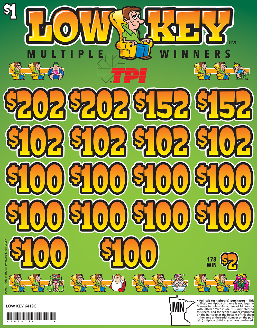 TP6419C - LOW KEY ($1.00)