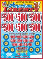 TP7958VEM - AMERICAN LIBERTY ($1.00) EMBEDDED PULLBOARD