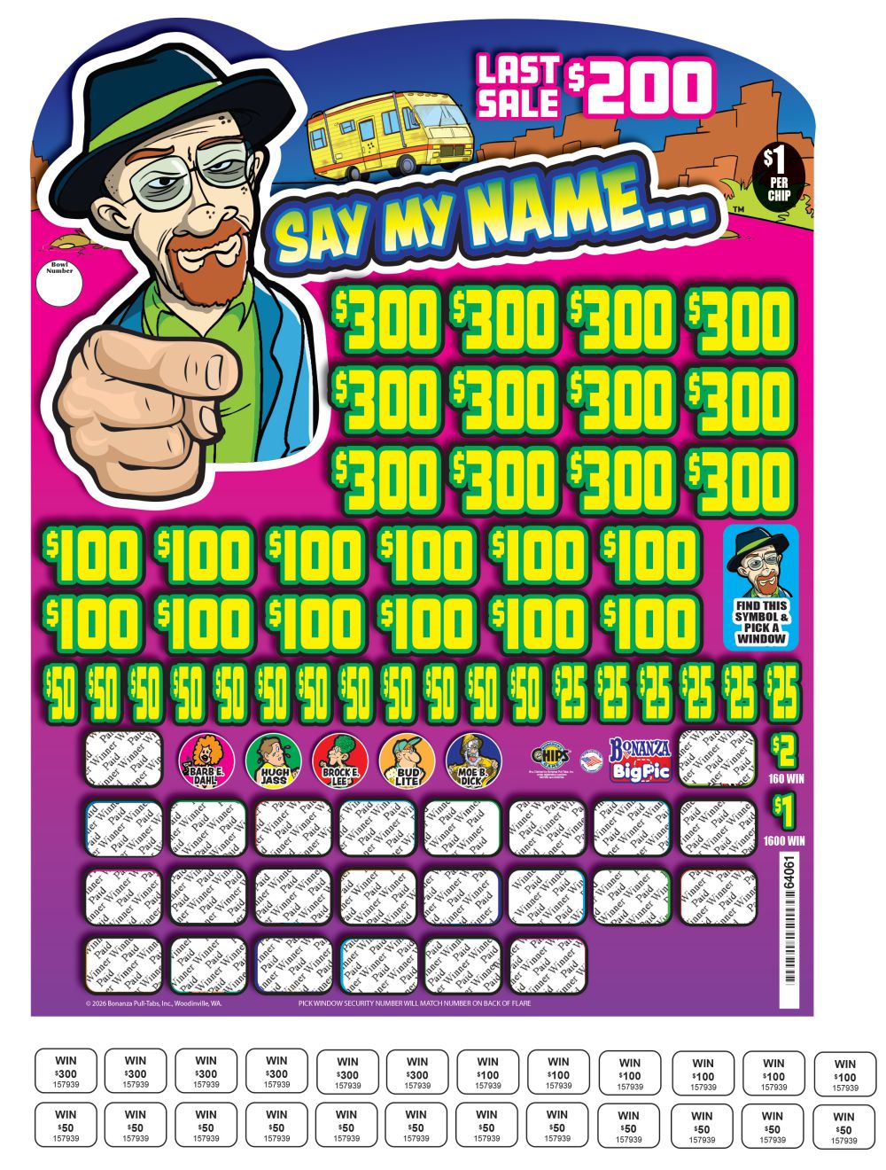 BP64061 - SAY MY NAME ($1.00) BIG PIC PULLBOARD - Image 4